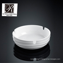 Hotel ocean line fashion elegance cendrier blanc porcelaine pt-t0535